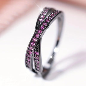 Bague Élégance Croisée