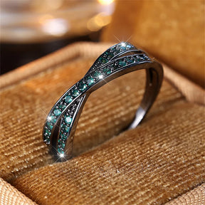 Bague Élégance Croisée